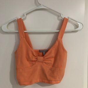 Charlotte Russe Coral Crop Top